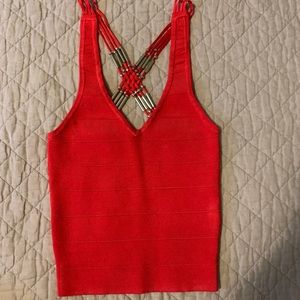 Bebe bandage crop top